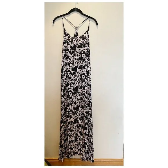 knee length dresses for ladies Superdry Womens Orange Multicolor Print Strappy Maxi Dress W8011059A-6W0 main image 1